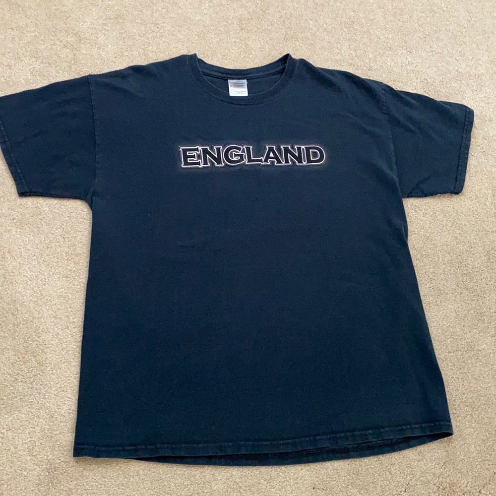 ENGLAND t-shirt black large men’s tee